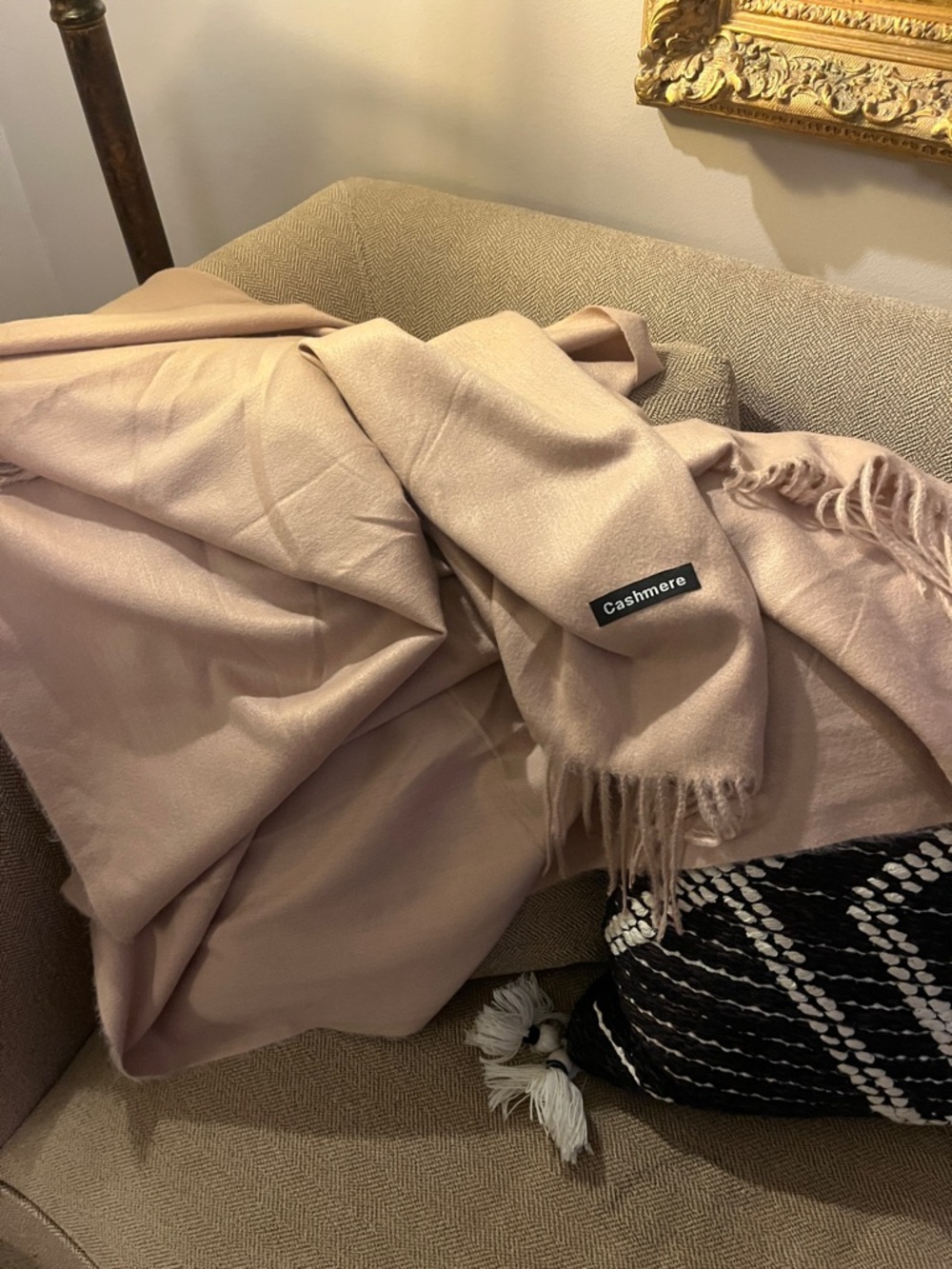 Wrap Scarf - Blush Pink